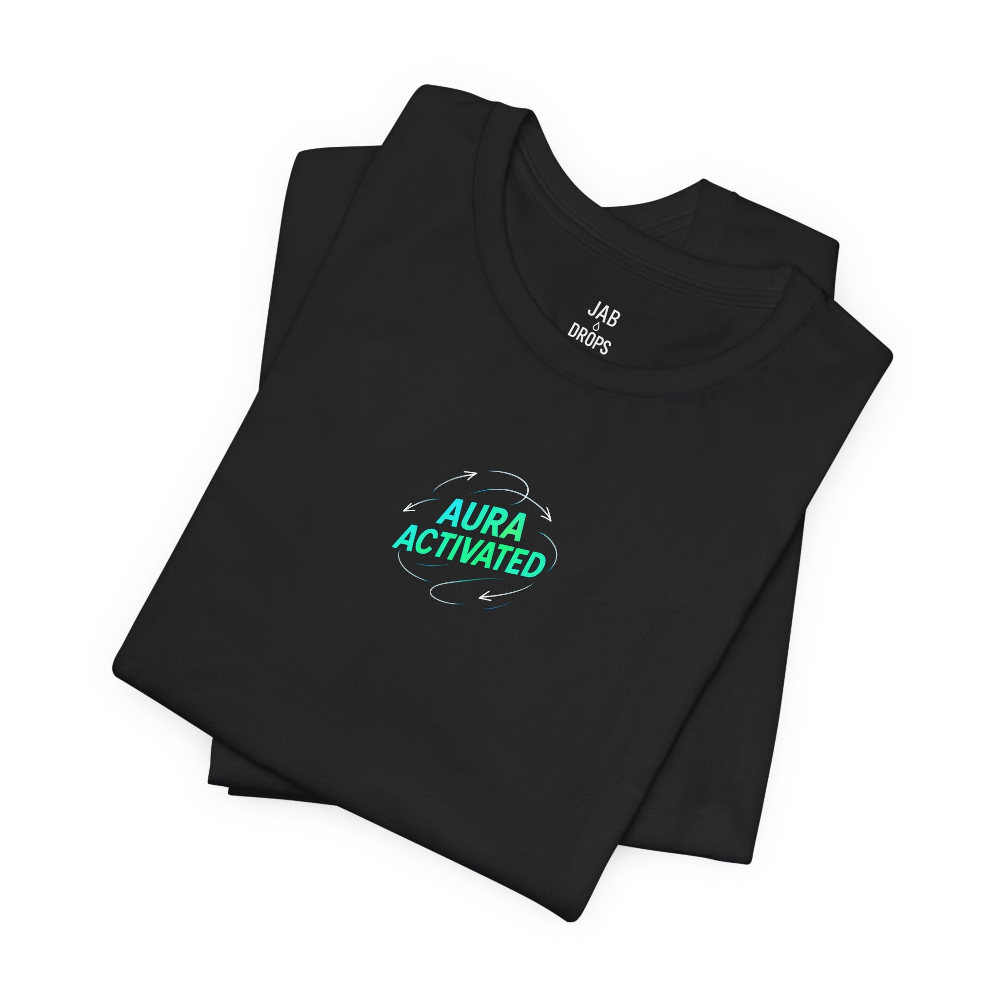 Aura Activated Tee: Cyan