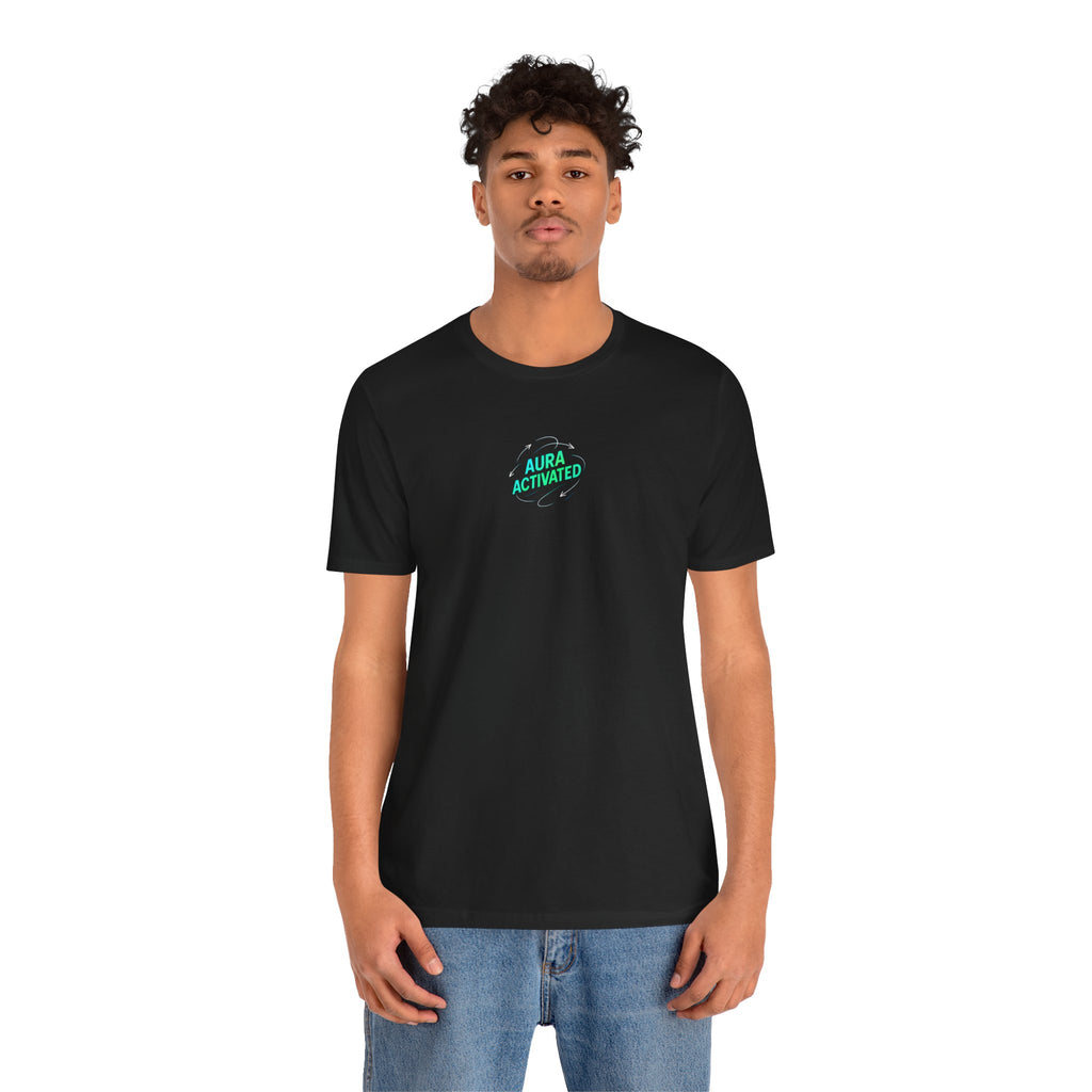 Aura Activated Tee: Cyan