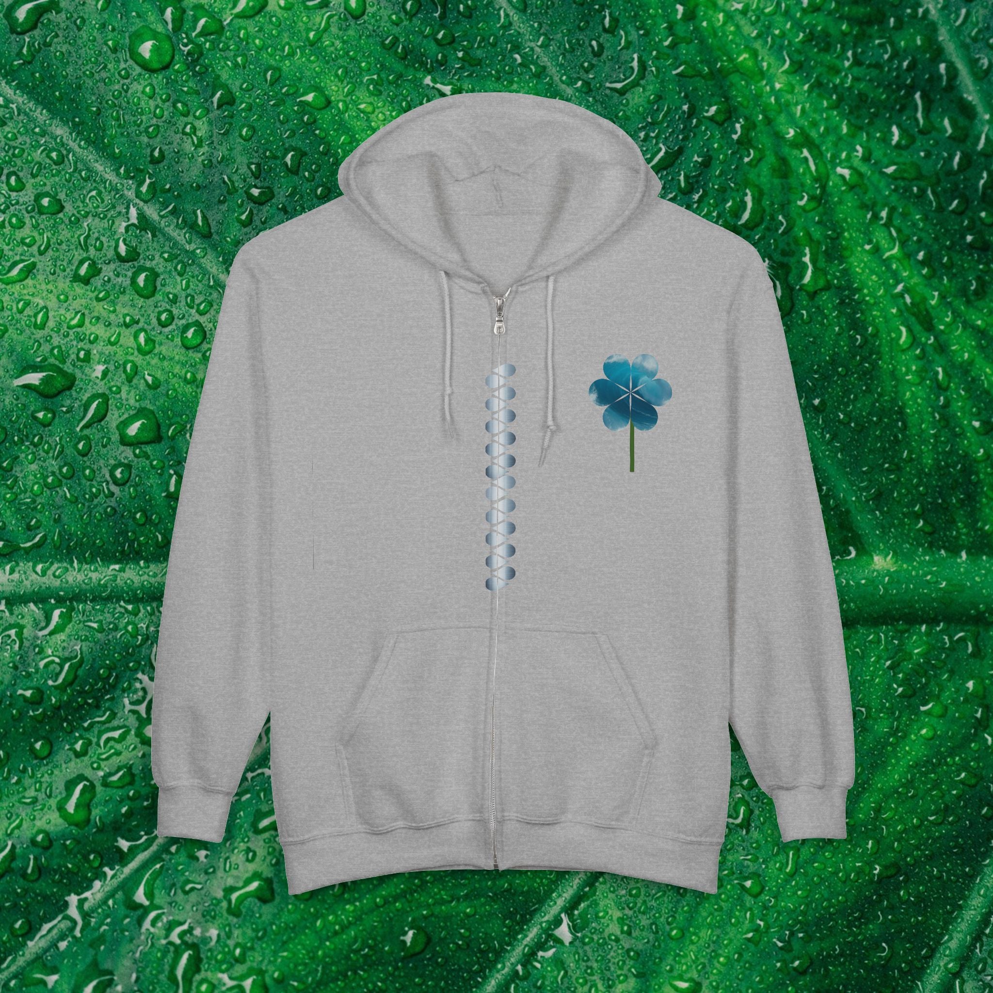 Drop Petals Full Zip Hoodie