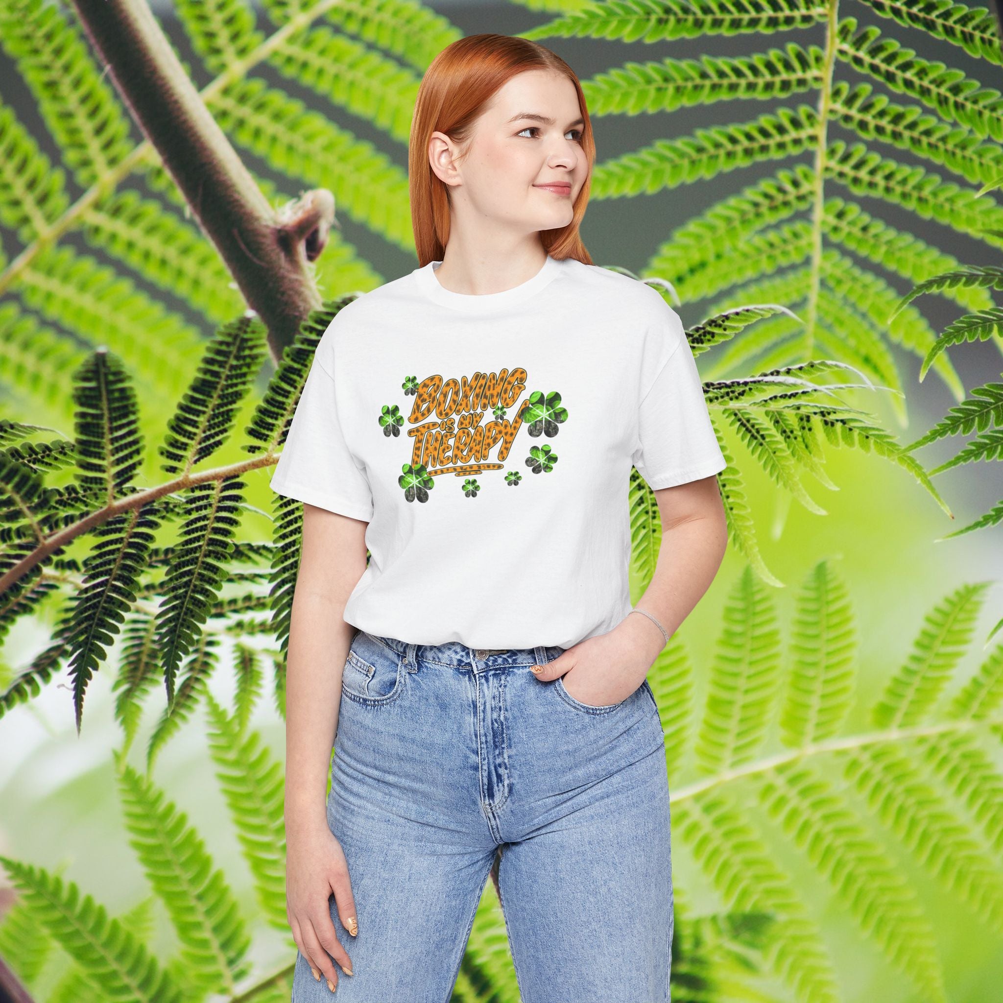 Leaf Drop Leopard Print Tee