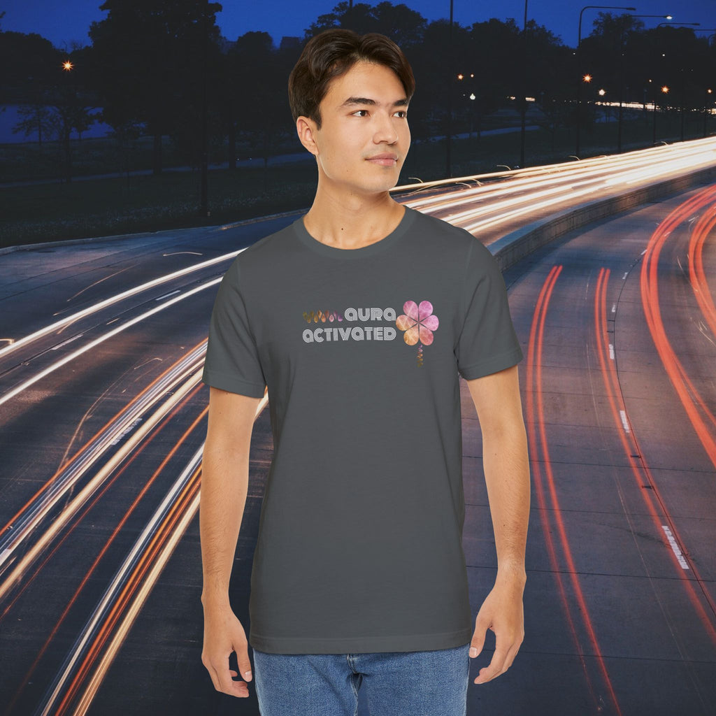 Aura Activated Message Tee: Yellow