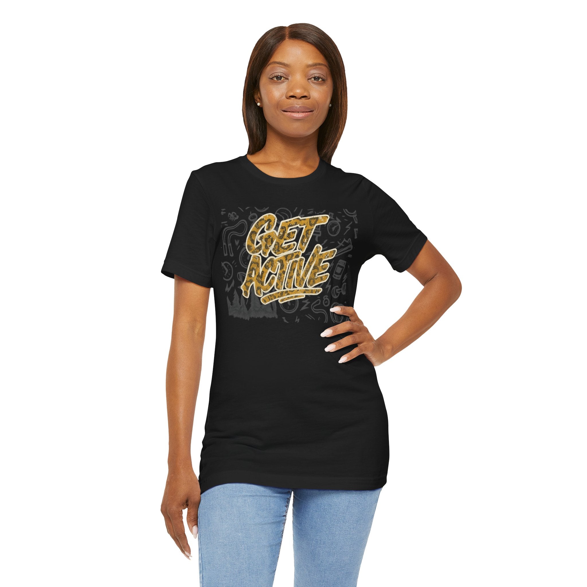 Get Active Leopard Print Tee
