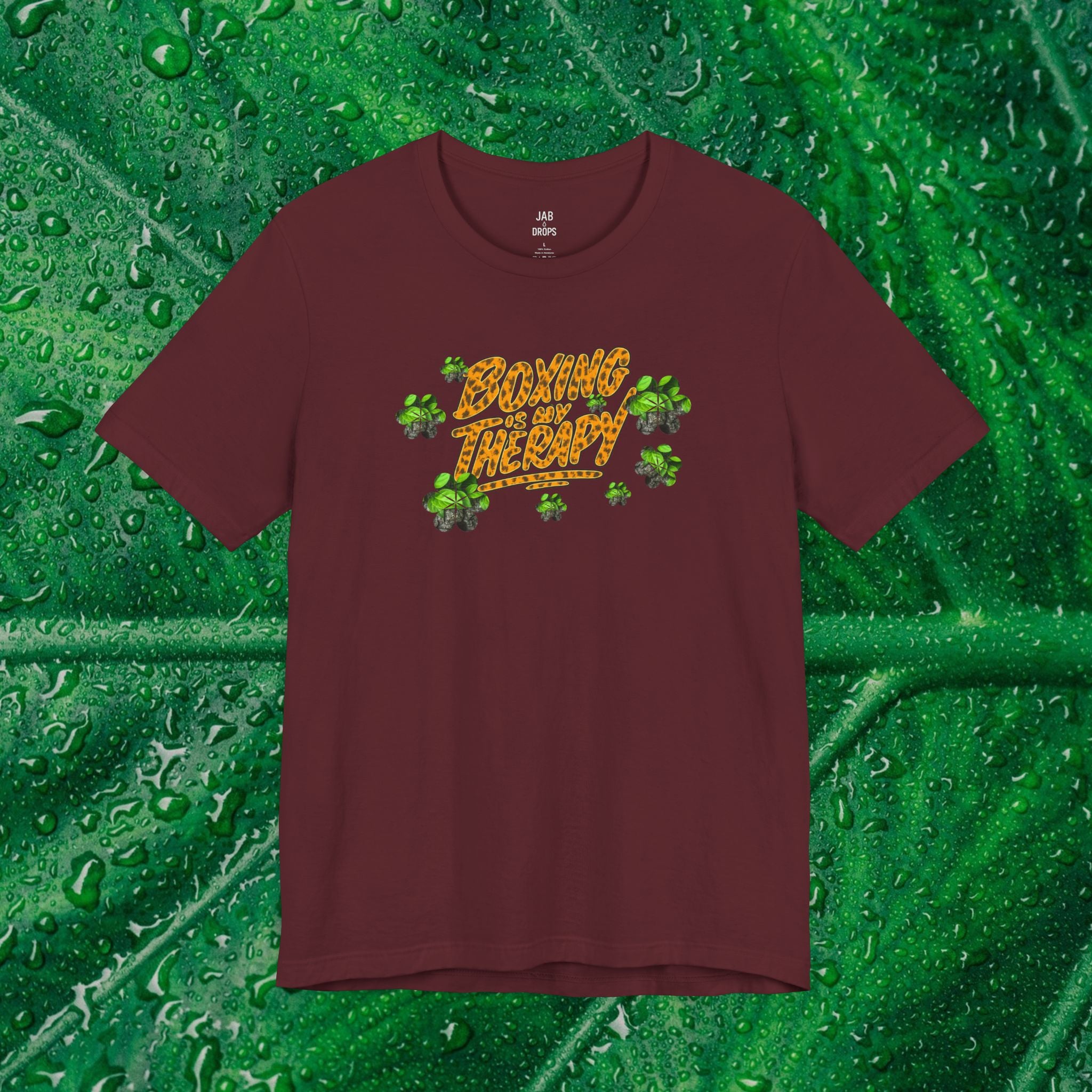 Leaf Drop Leopard Print Tee