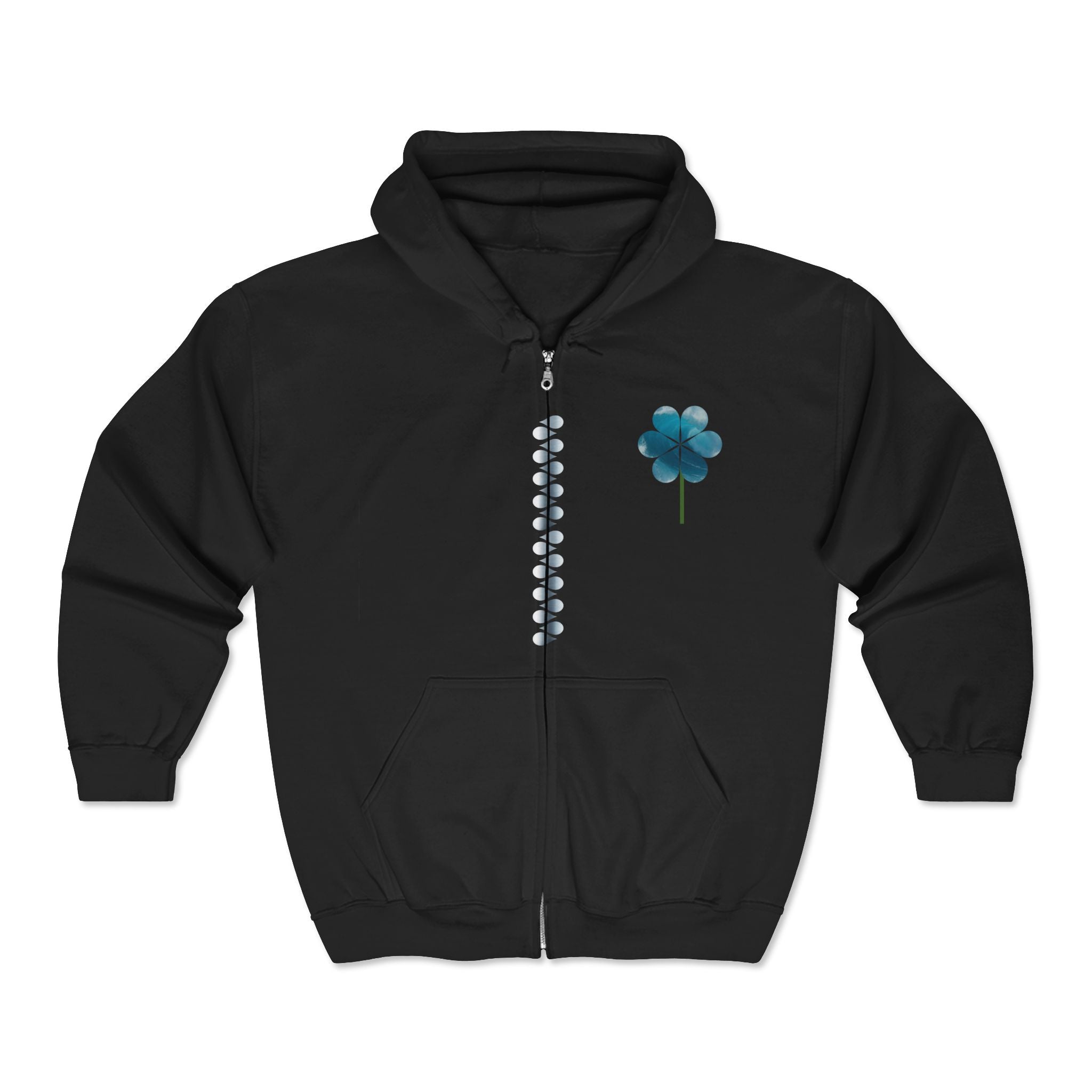 Drop Petals Full Zip Hoodie