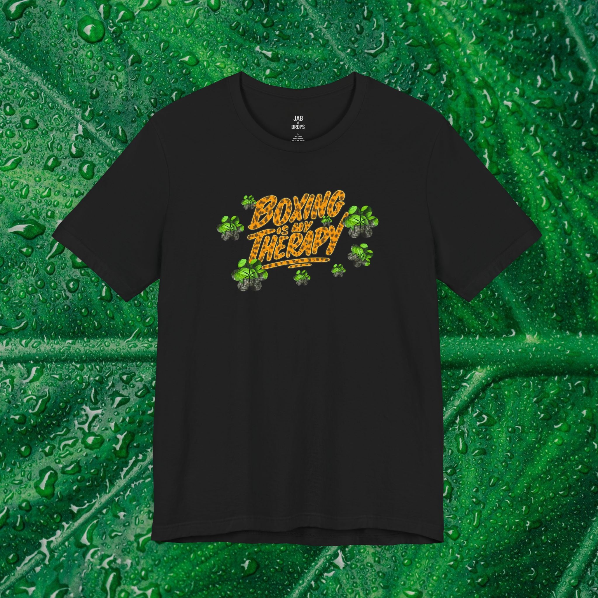 Leaf Drop Leopard Print Tee