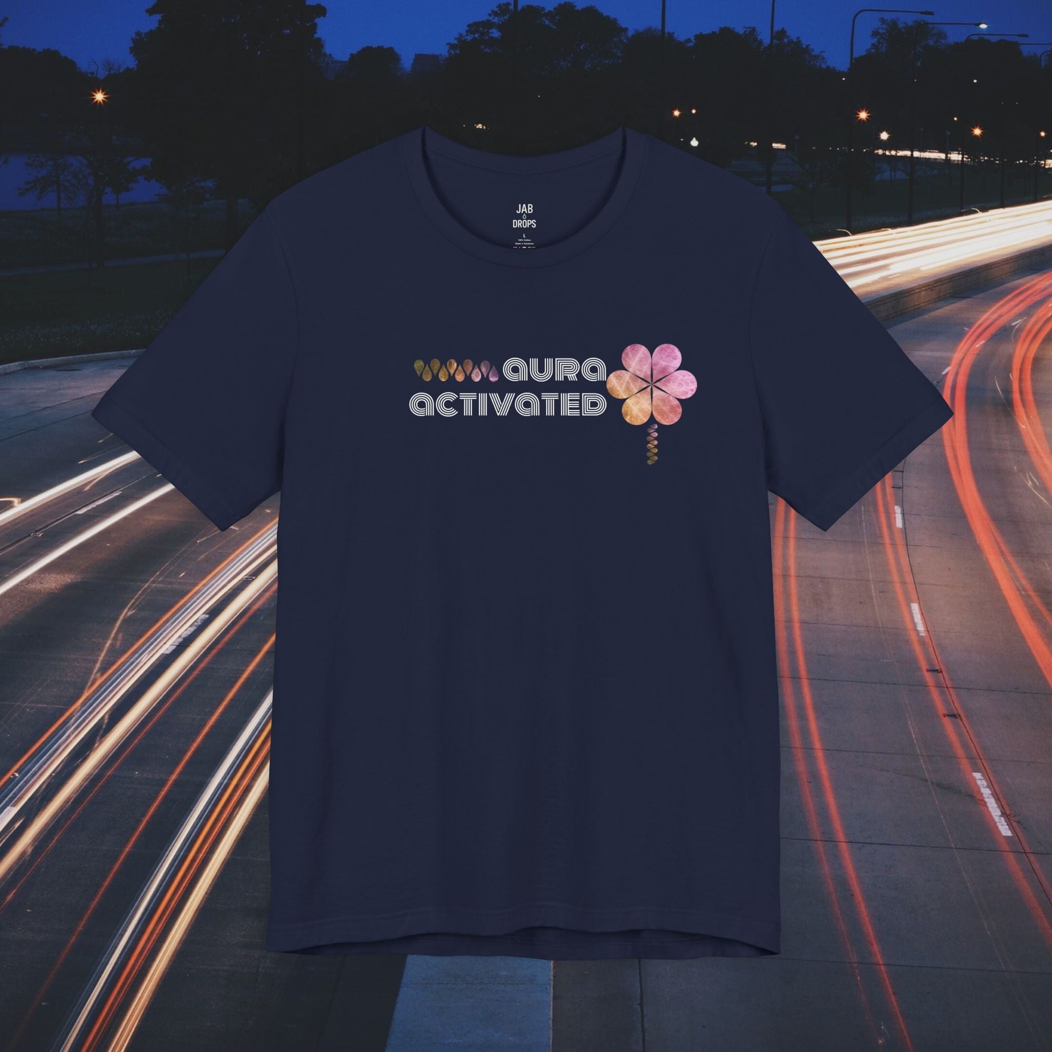 Aura Activated Message Tee: Yellow