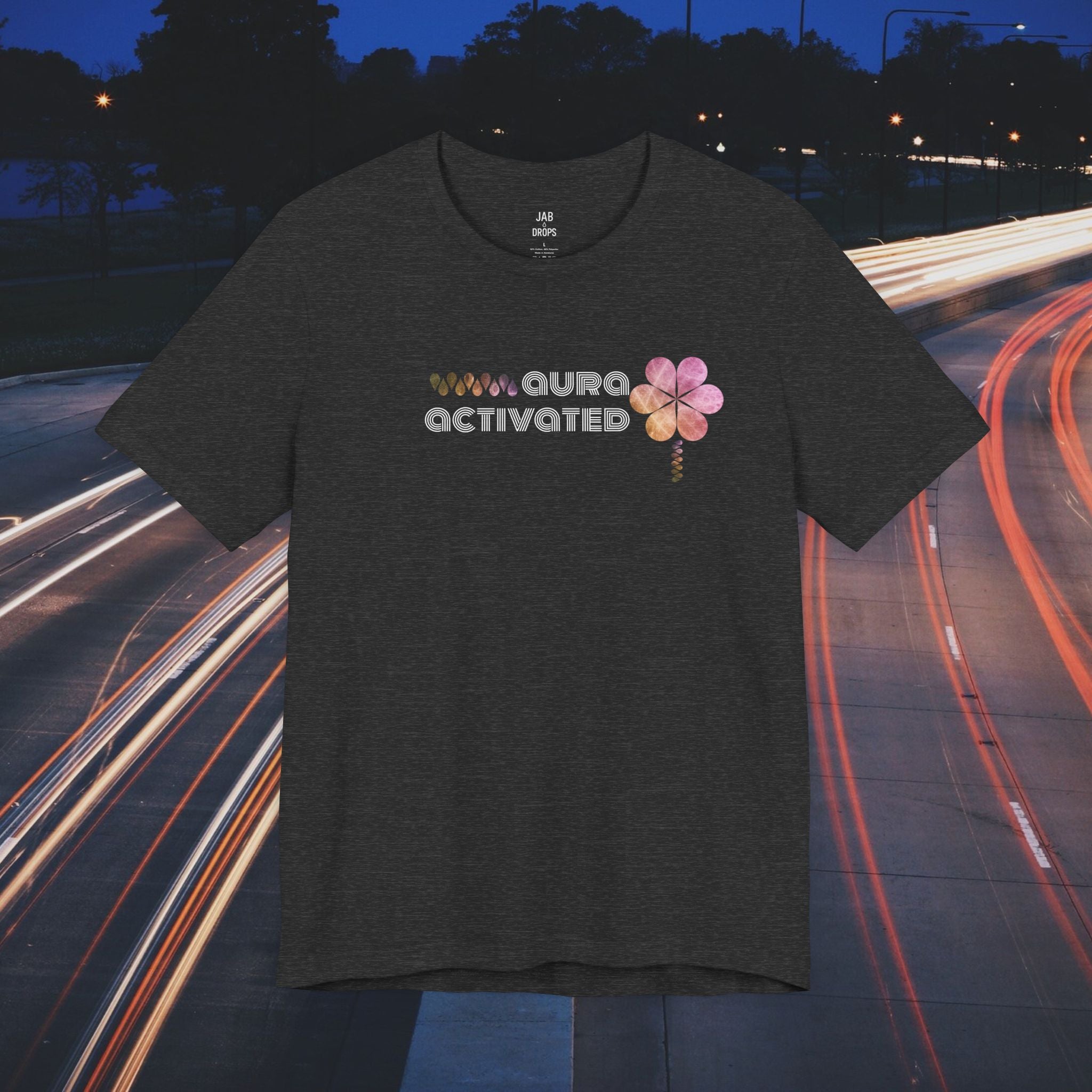 Aura Activated Message Tee: Yellow