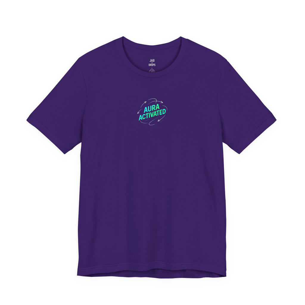 Aura Activated Tee: Cyan