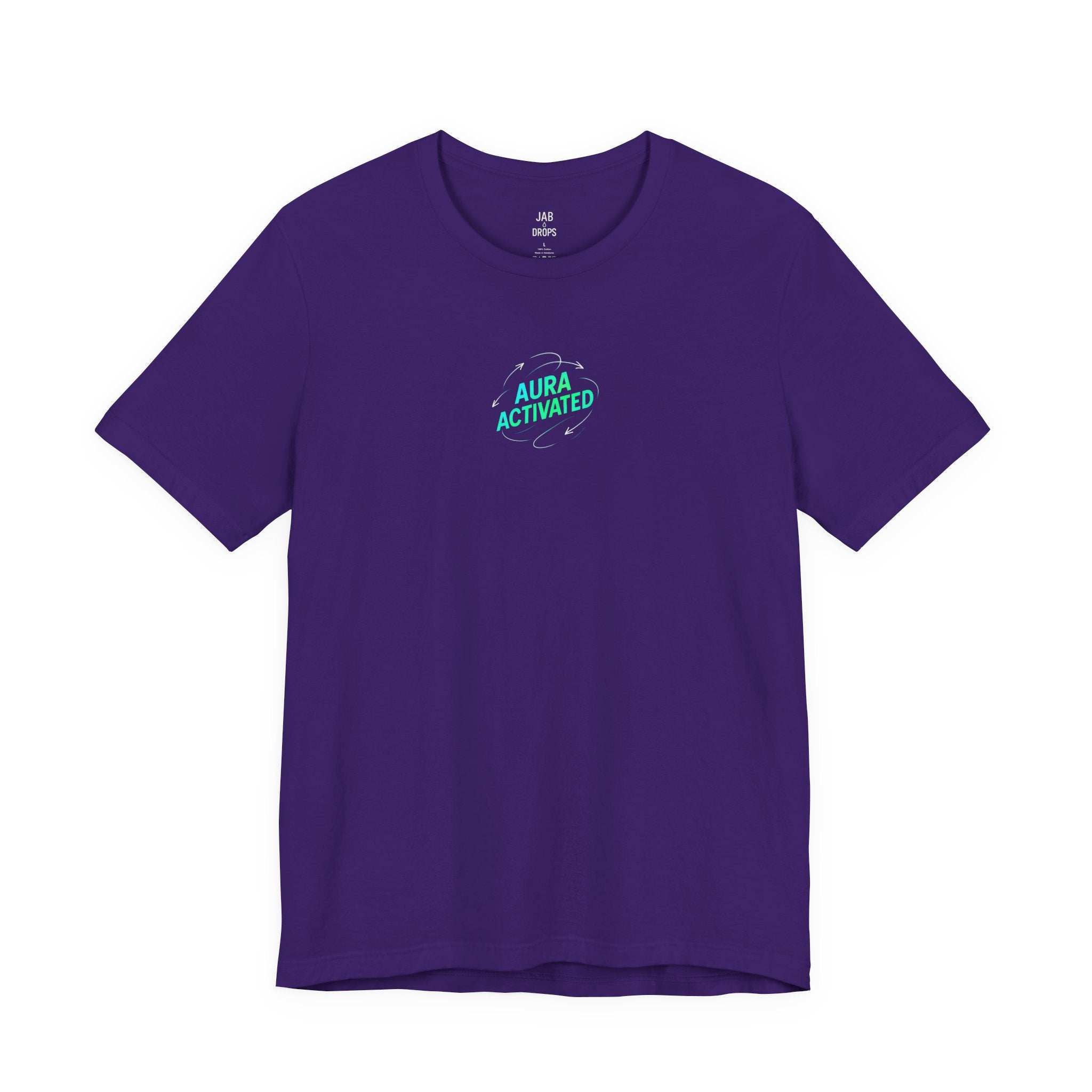 Aura Activated Tee: Cyan