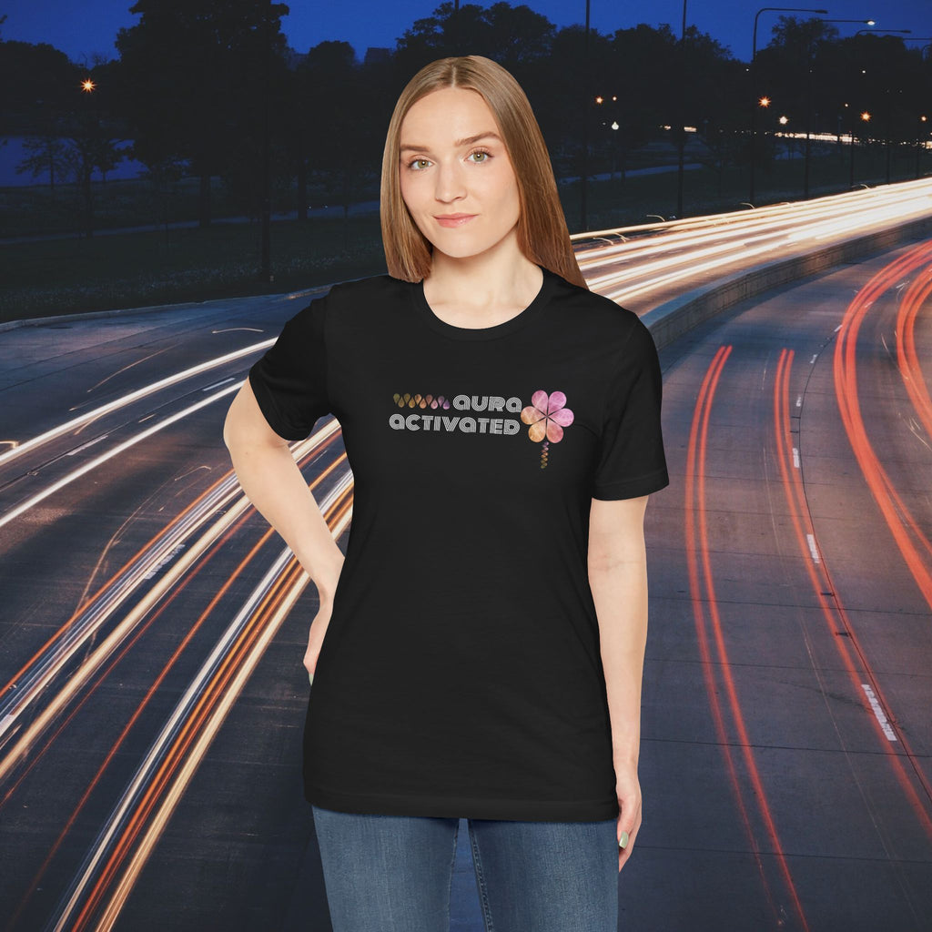 Aura Activated Message Tee: Yellow