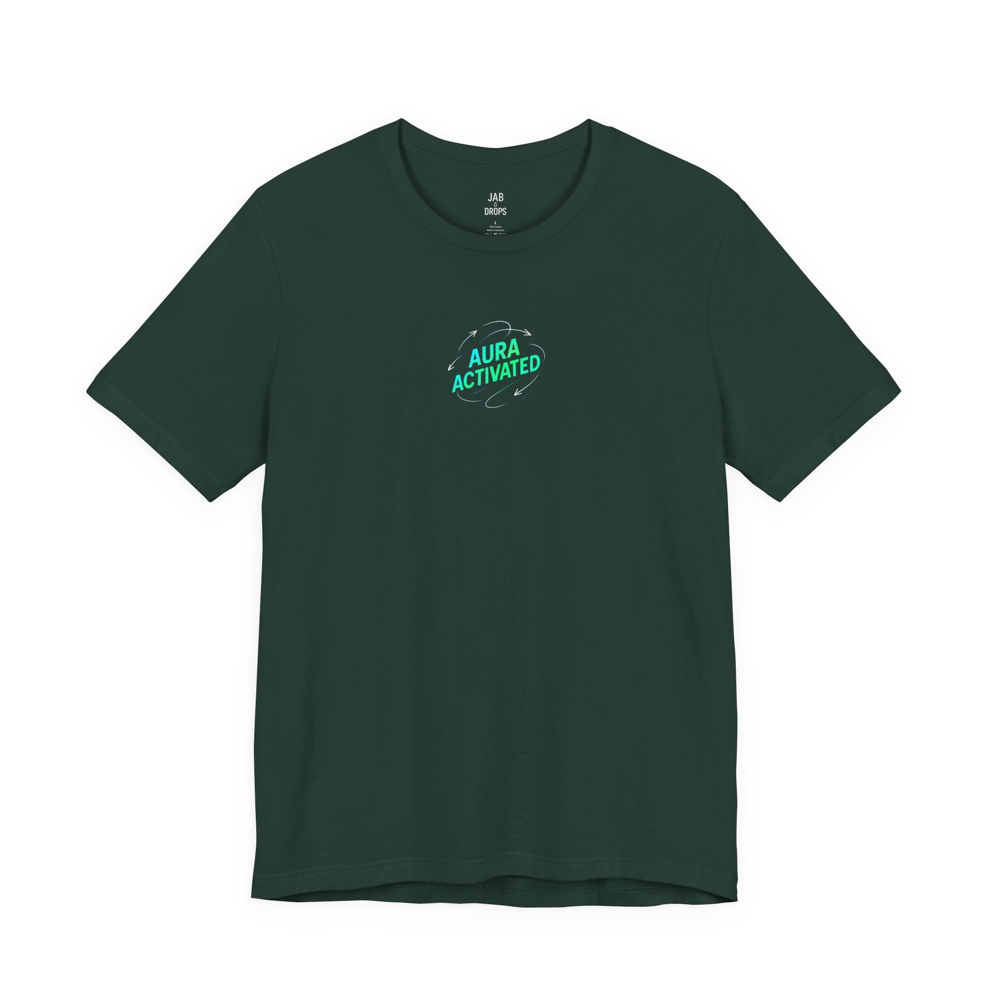 Aura Activated Tee: Cyan