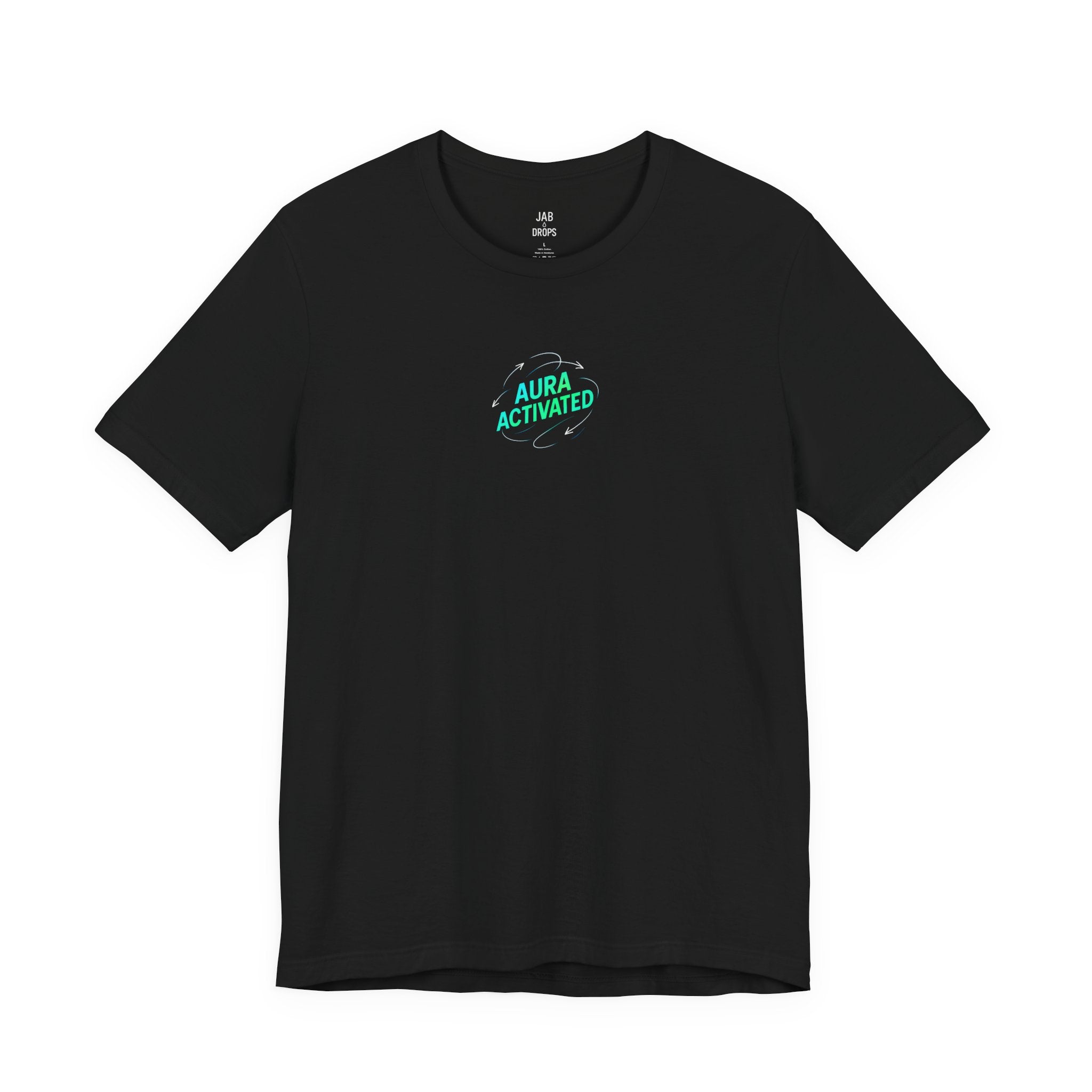 Aura Activated Tee: Cyan