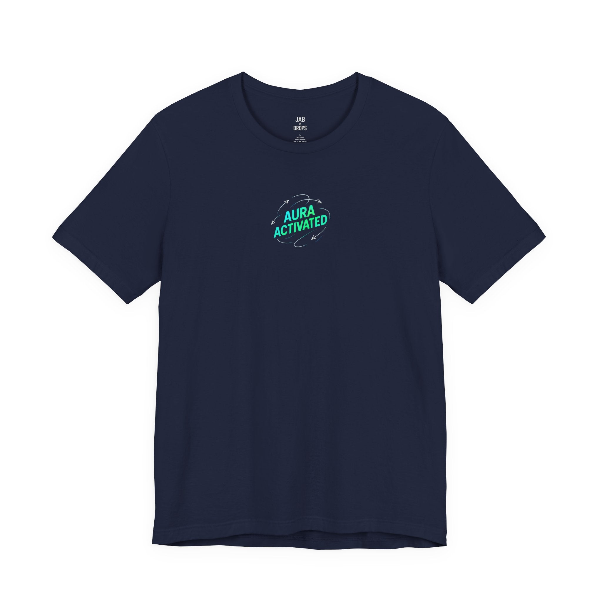 Aura Activated Tee: Cyan