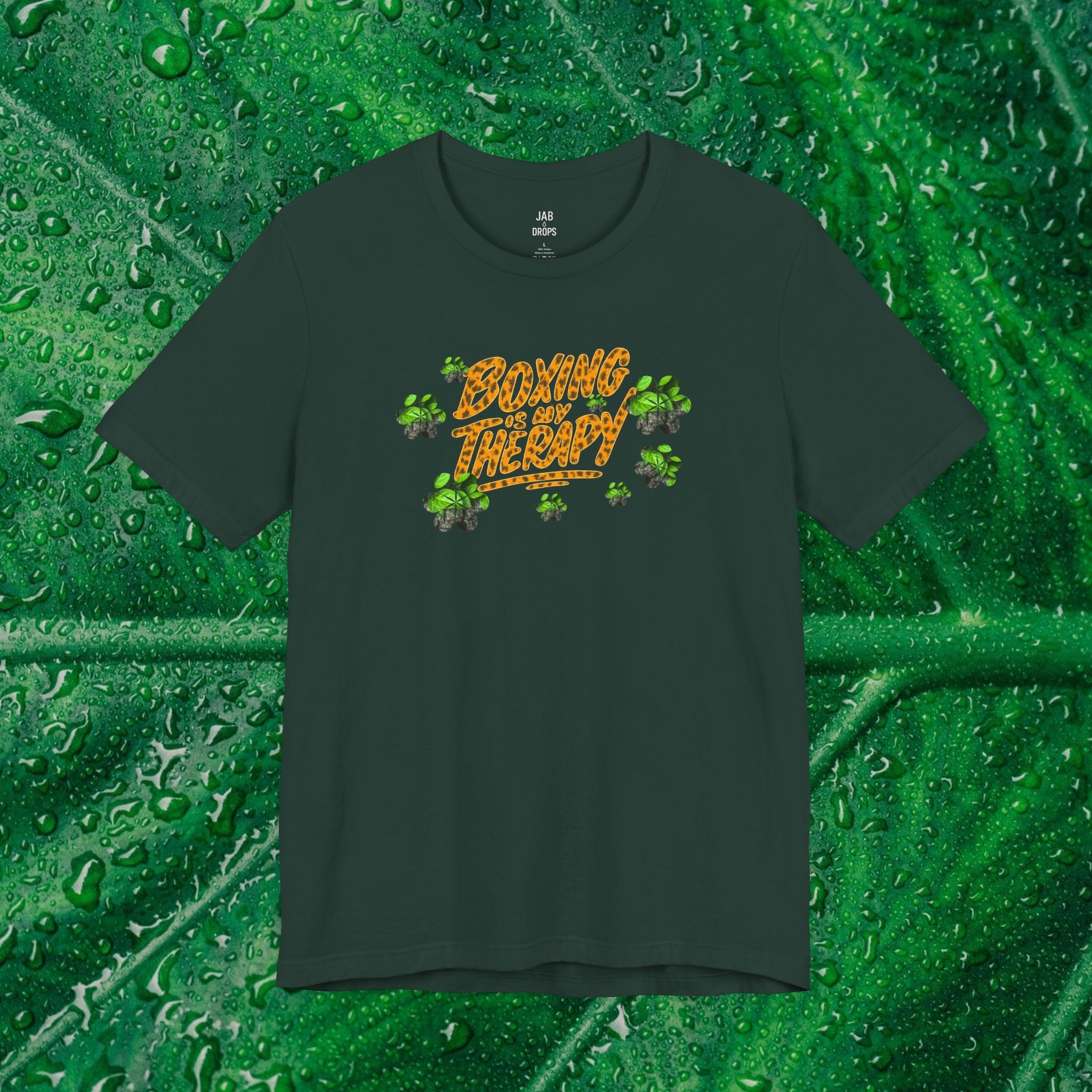 Leaf Drop Leopard Print Tee