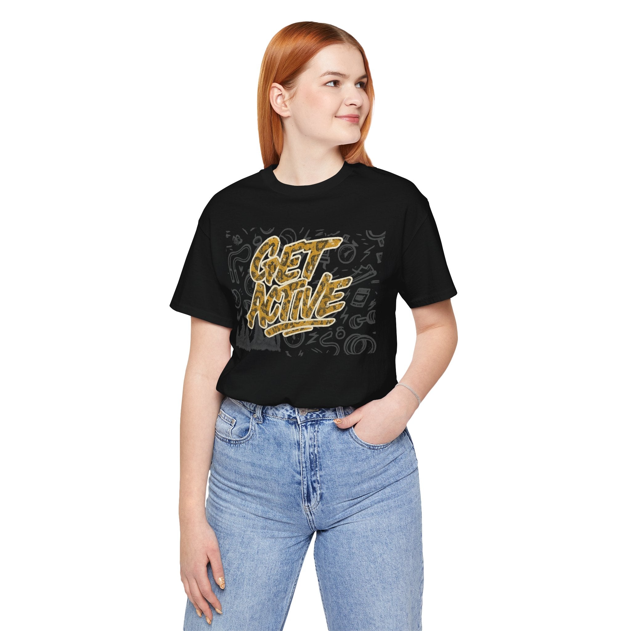 Get Active Leopard Print Tee