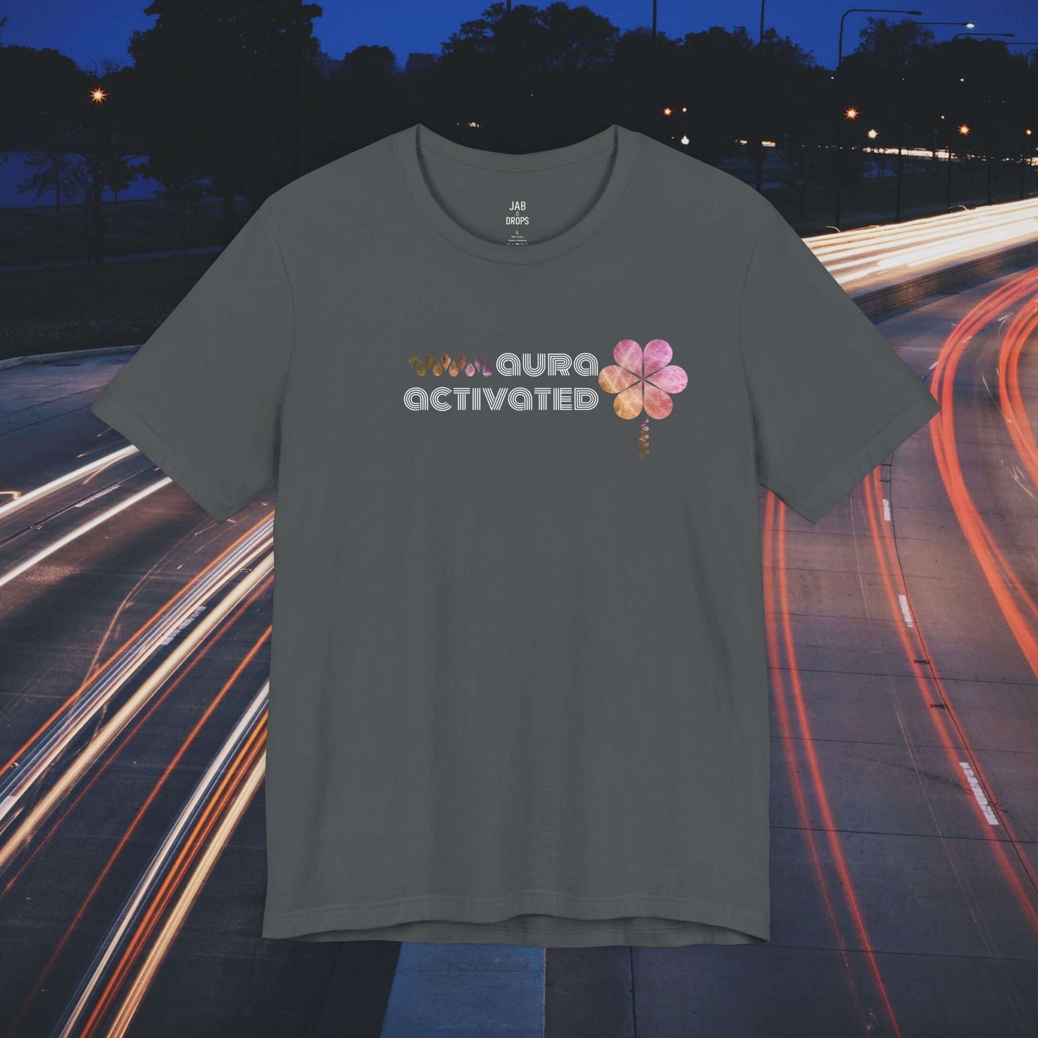 Aura Activated Message Tee: Yellow